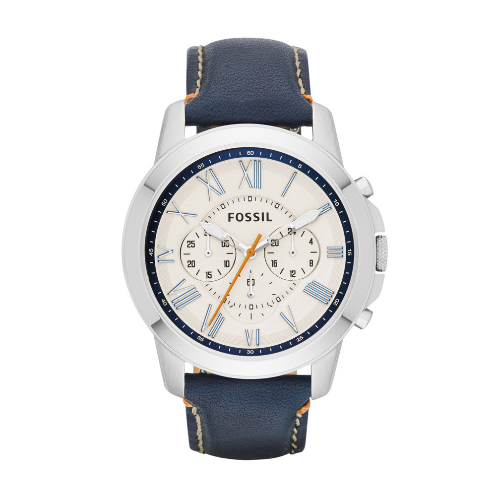 Watch strap Fossil FS4925 Leather 22mm